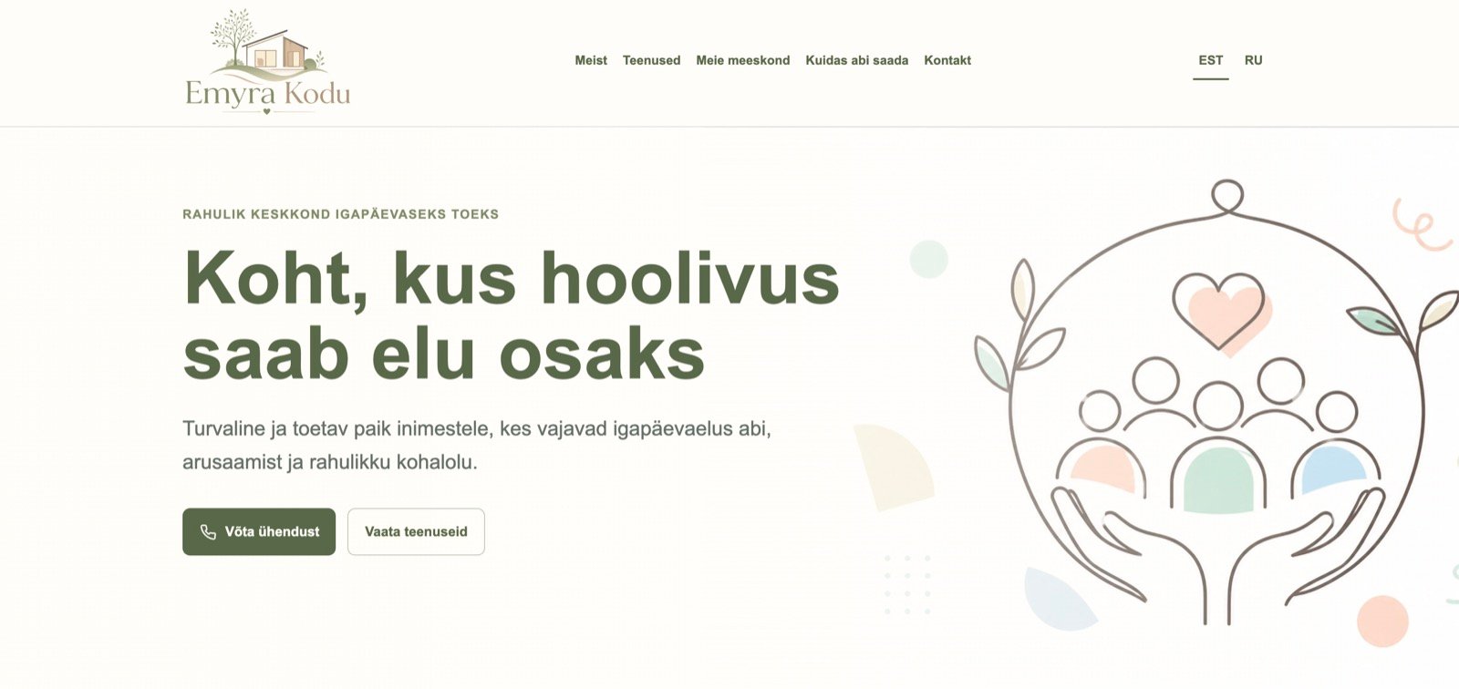 Emyra Kodu sotsiaalse toe veebileht